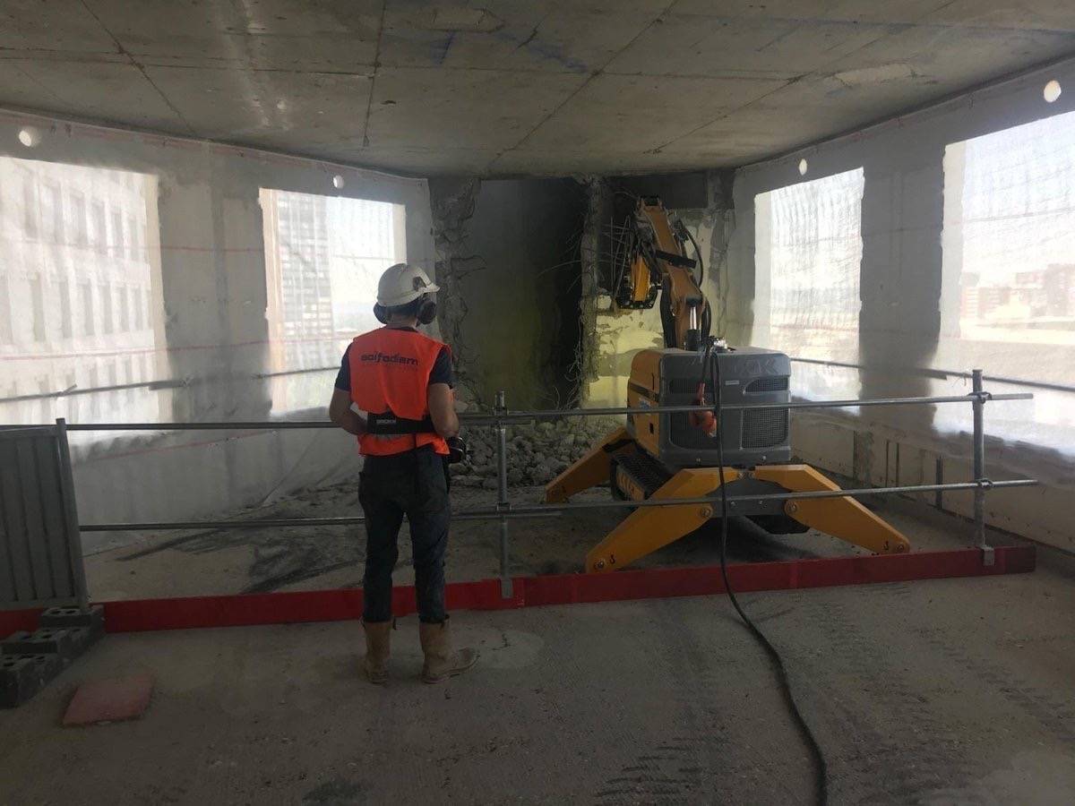 Travaux de démolition par verinage ou croquage dans toute la France