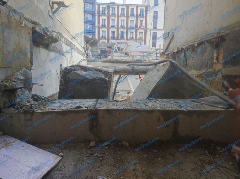 Sciage au Câble à Saint-Ouen (93)