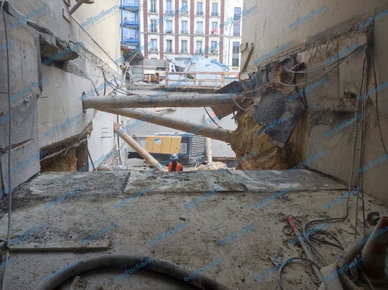 Sciage au Câble à Saint-Ouen (93)